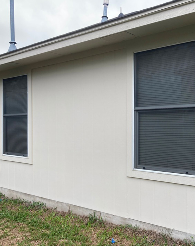 San Antonio Home with Repaired Siding