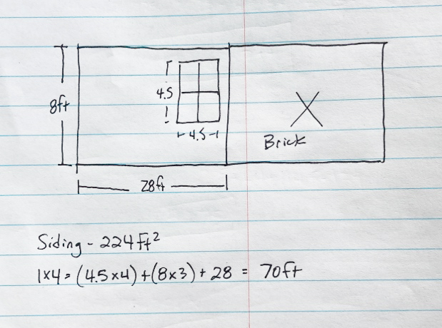 Siding Repair Measurements