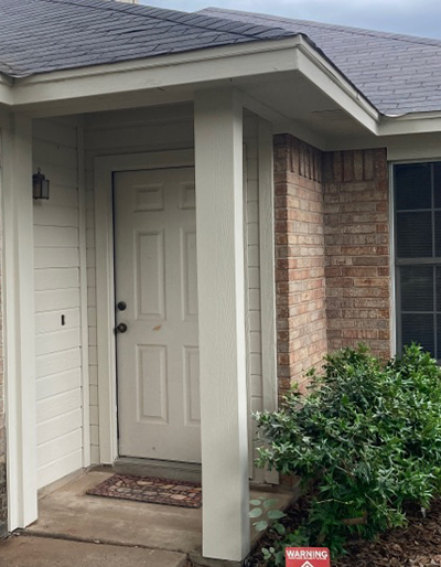 San Antonio Porch After Repair